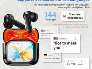 🔥Wireless Bluetooth Translation Earphone With LED display screen(Fit iOS & Android)