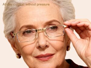 Foldable Anti-Blue Light Reading Glasses with Case