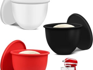 Silicone Liners for KitchenAid Tilt-Head 5 Qt Mixers – Mixer Attachments & Accessories – Replacement Mixer Bowls No Longer Needed