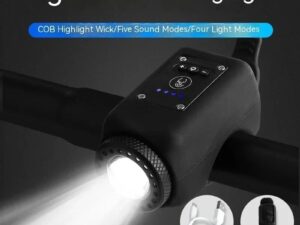 Woyuosn 2-in-1 Bike Light and Horn